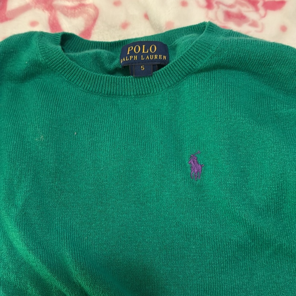 Polo by Ralph Lauren Green Kids Sweater